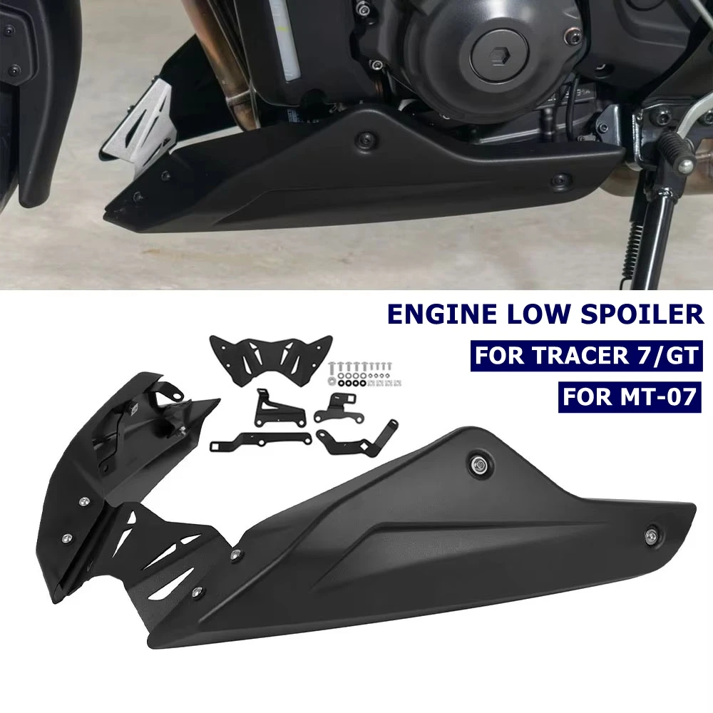 

MT07 Motorcycle Belly Pan Lower Engine Chassis Protector Guard Spoiler Fairing For YAMAHA MT-07 MT 07 20-26 TRACER 7 GT 21-26