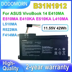 DODOMORN 노트북 배터리, Asus VivoBook 14, E410MA, E510MA, E410KA, E510KA, L410MA, L510MA, F414MA, 11.55V, 42Wh, C31N1912, B31N1912