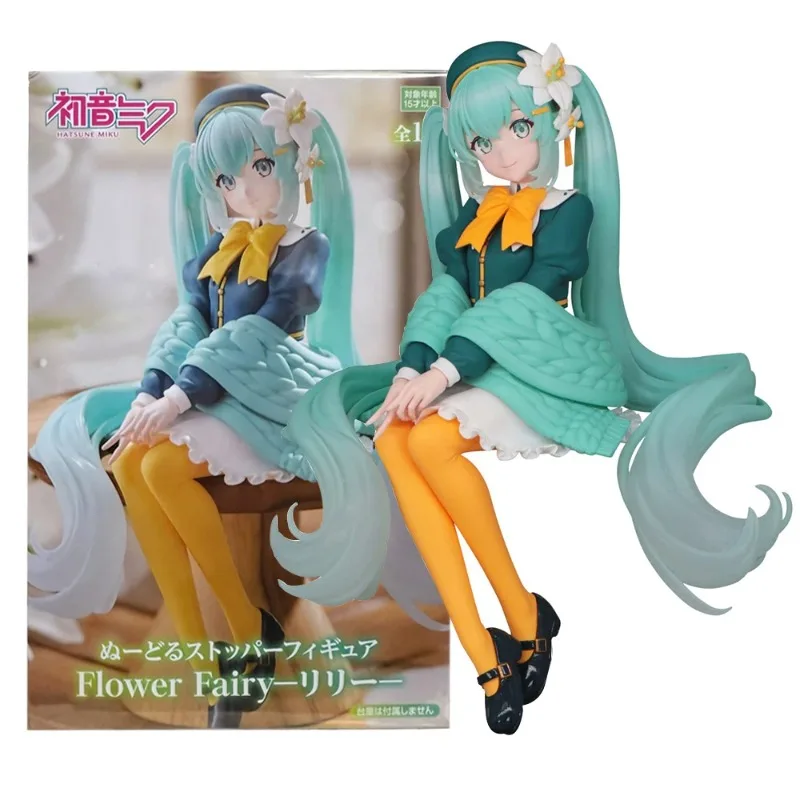 

In stock Anime 2D Hatsune Miku Lily Fairy Action Doll Model Toy Collection Gift Doll Character Decoration Statue Studio Ornament