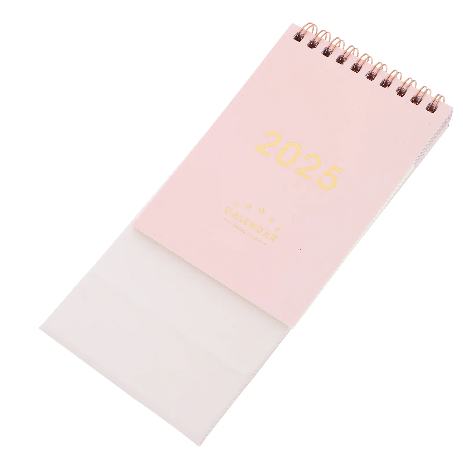 2025 ปฏิทินตั้งโต๊ะปฏิทินขนาดเล็ก MINI Standing Flip สําหรับตารางรายเดือน Memo Planner Desktop