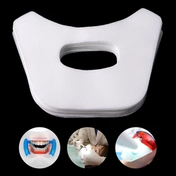 20Pcs Teeth Whitening Face Gauze Disposable Mouth Mask Bib Cheek Lip Protection Pad Dentistry Material