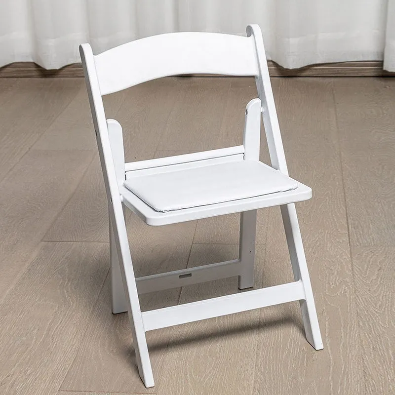 

Resin Folding Wedding Chair White Stackable Outdoor Seat