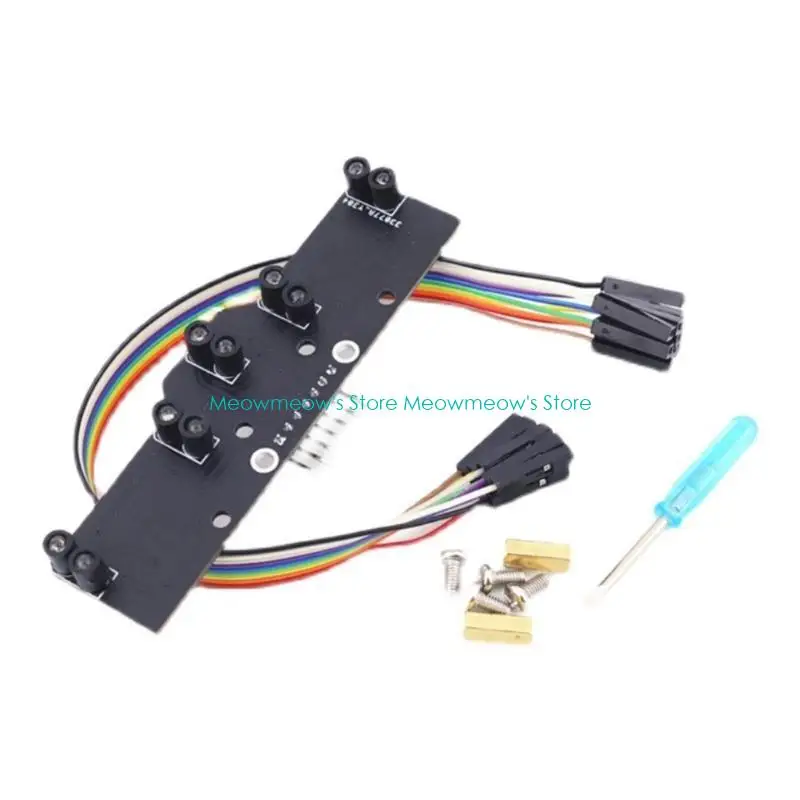 W91A 5Channel Digital Tracking Sensors ، 5Channel Gray Line Patrol Module for Robotics