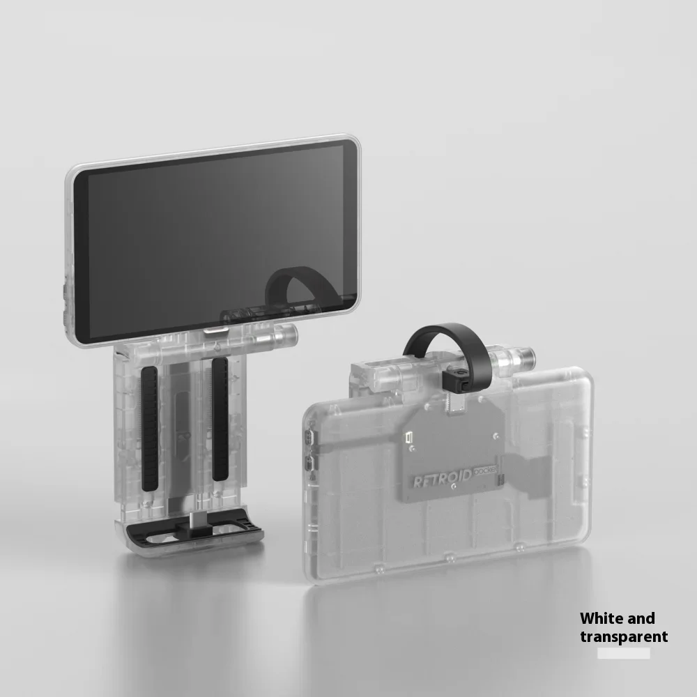 Retroid Pocket 用 デュアルスクリーン アドオン（透明モデル） Retroid デュアルスクリーンアドオン 5.5インチ AMOLED 1080P タッチ