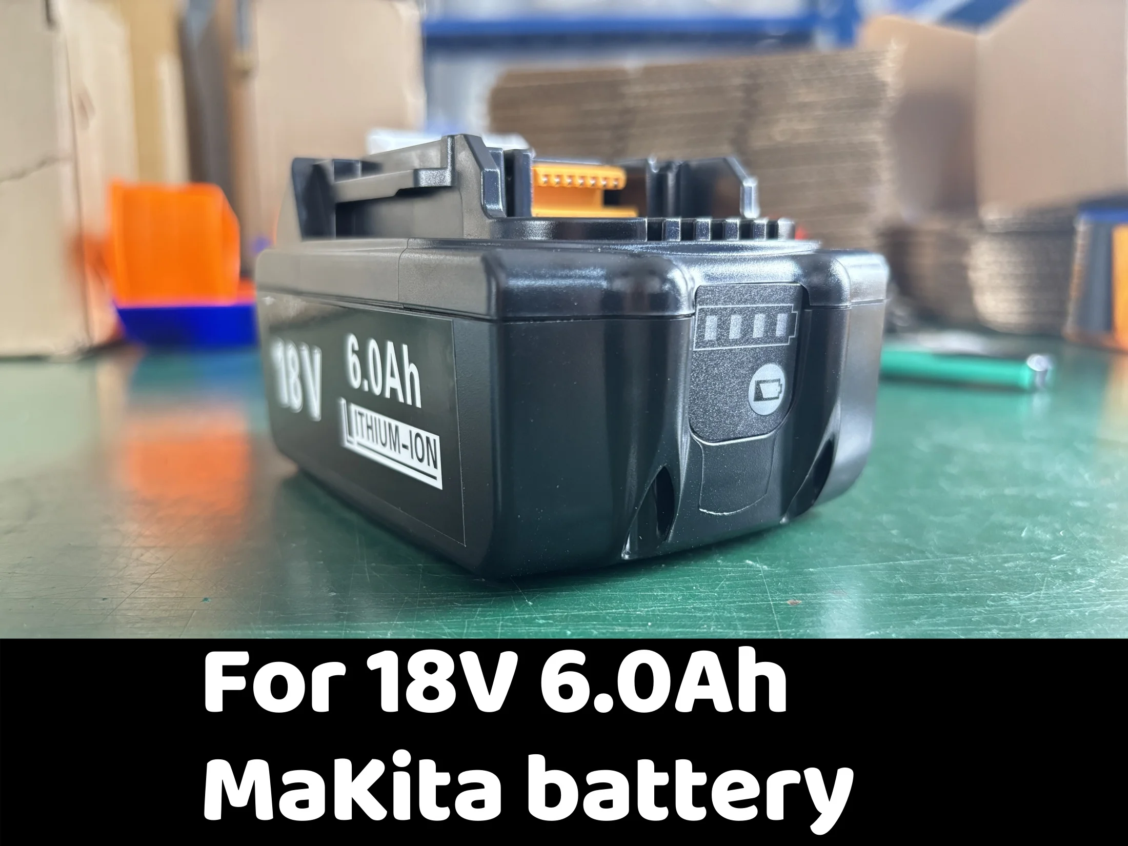 

adaptation For Makita BL1860 Replacement Battery:Latest Upgraded 18V 6000mAh Lithium-Ion, Fits BL1840,BL1850,BL1830,BL1860B