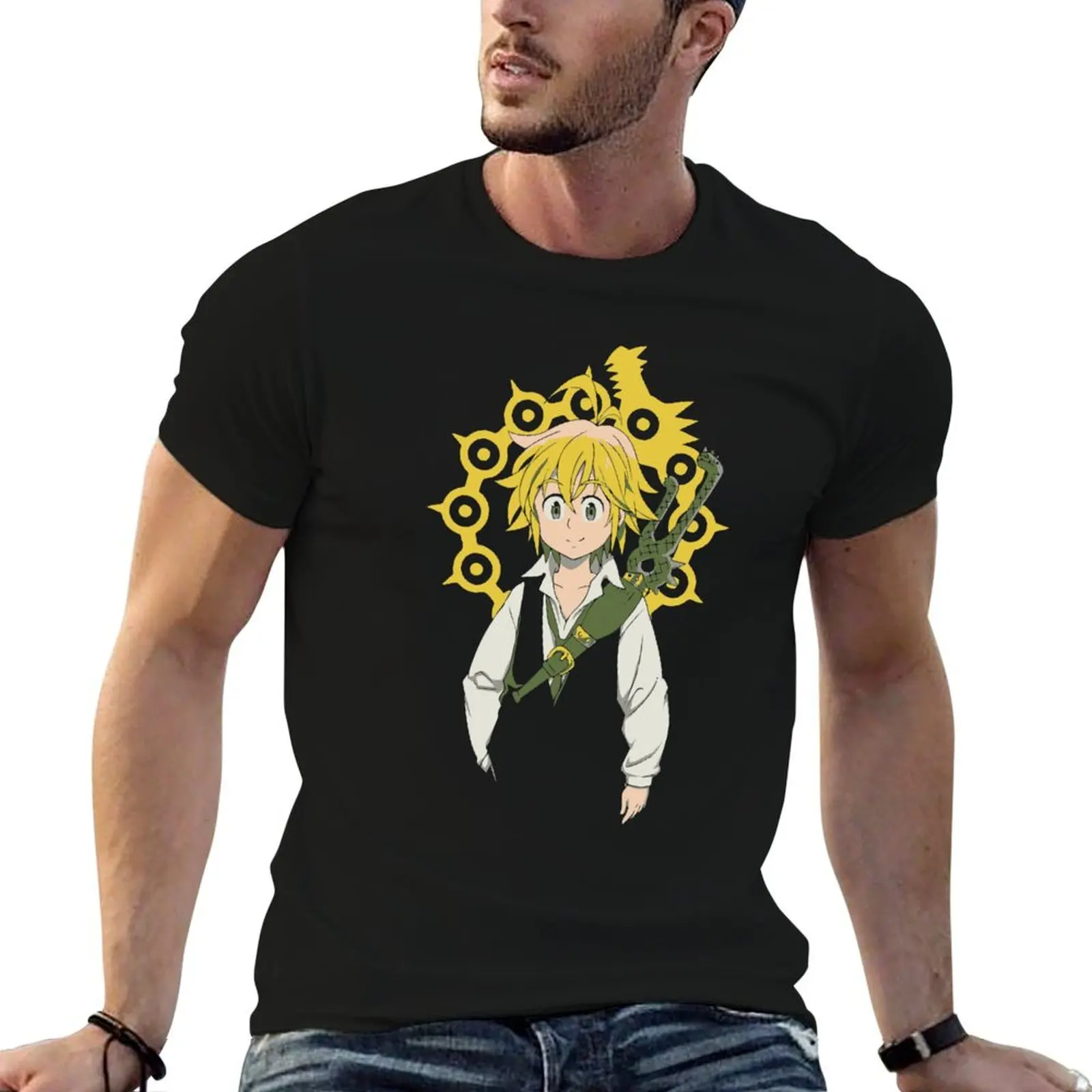

Meliodas T-Shirt man t shirts for men casual man t shirts graphic t shirts for man cotton T-Shirt