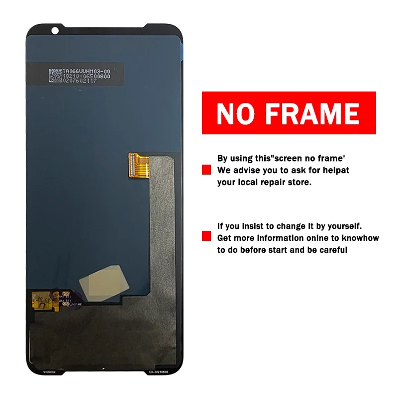 Super AMOLED For Asus ROG Phone 3 ZS661KS LCD Display Touch Panel Digitizer For ROG Phone 3 Strix Edition LCD ZS661KS Display