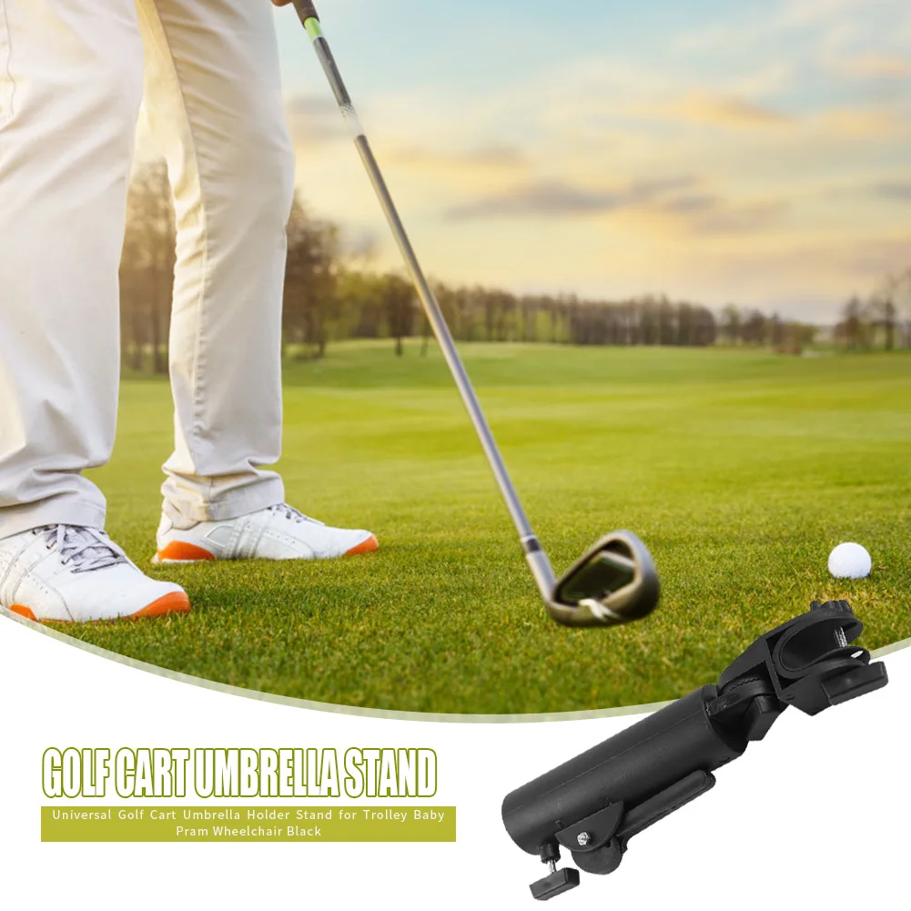 Golfkar Parapluhouder Dubbele slotconnectorstandaard voor trolley Outdoor Dubbele slotconnector Rolstoelaccessoire