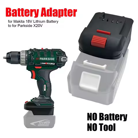 NEW Battery Converter for Makita 18V Lithium Battery to for Parkside X20V Li-Ion Power Tool Accessories(NO Battery/Tool )