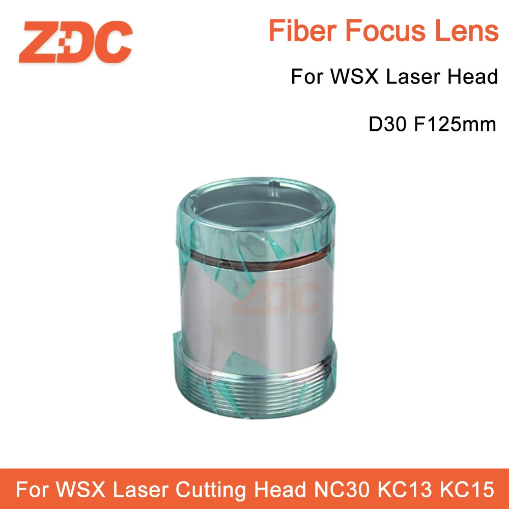 Imagem -03 - Zdc Fiber Laser Focus Lens com Suporte da Lente Cabeça de Corte a Laser Wsx D30 F100 F125 150 mm 4kw Wsx-gq-jt02 Kc13 Kc15 Nc30 Laser