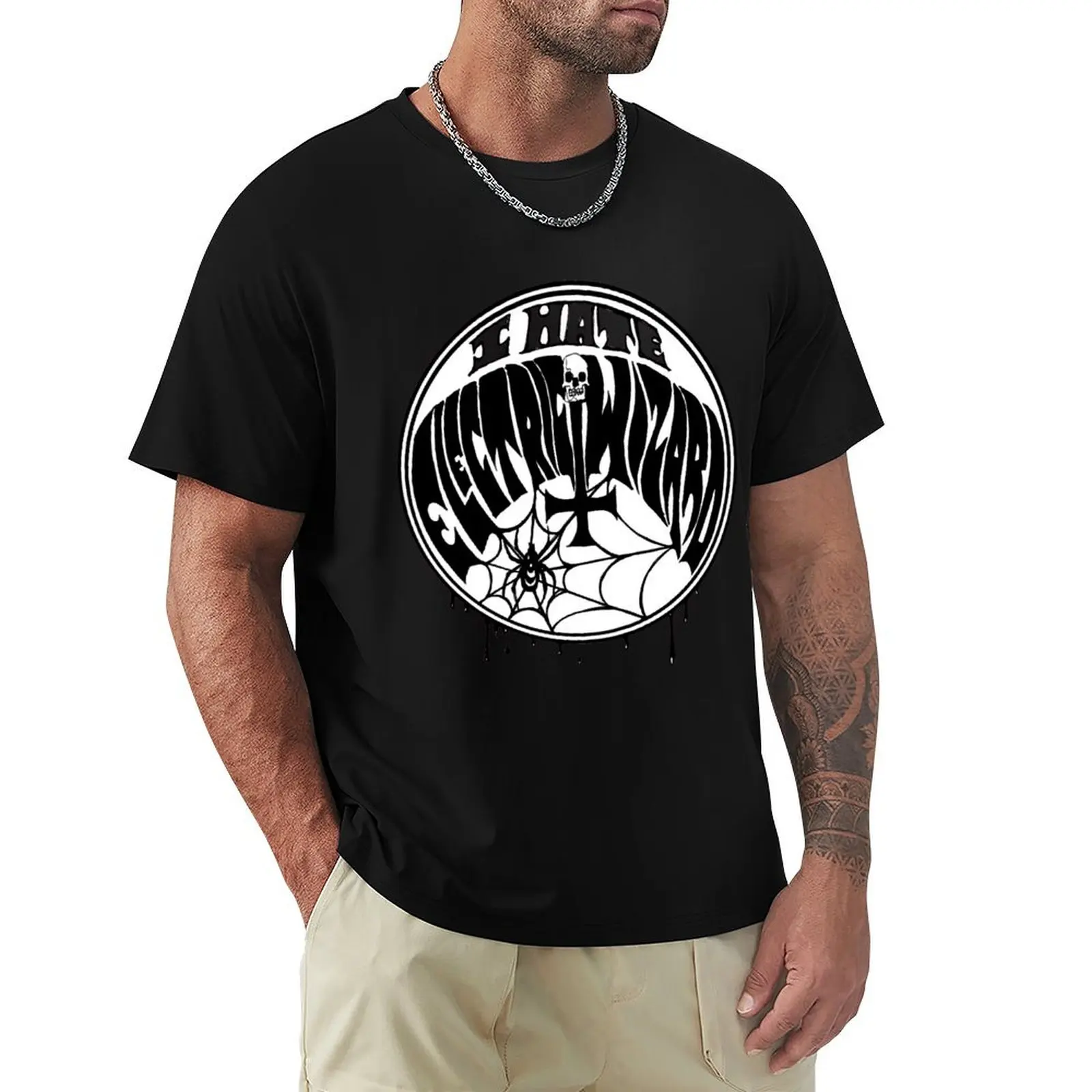 Electric Wizard Doom Stoner Metal Art (I Hate) transparent T-Shirt Summer Holiday T-Shirt