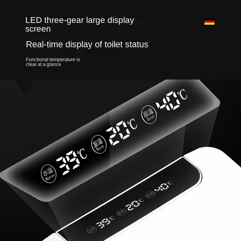 مقعد المرحاض الكهربائي المطول بالحرارة على شكل حرف V/U