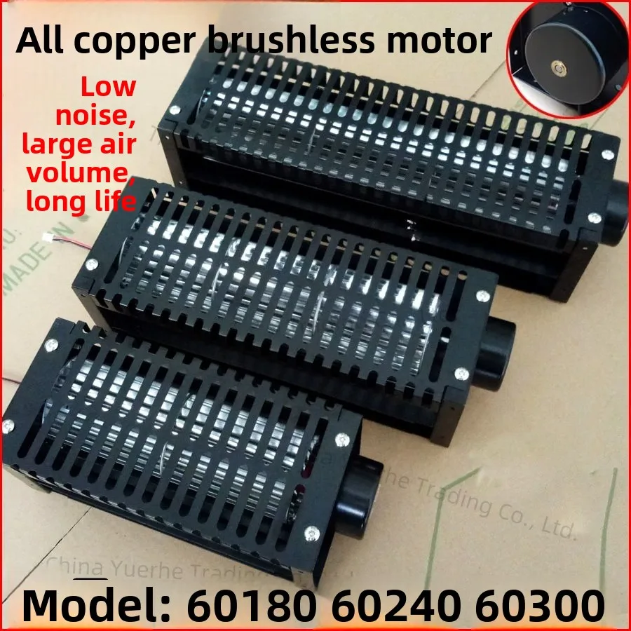 

12V DC Battery Fan 60 Cross Flow Fan Cross Flow 24V Cross Flow Fan Drum Long Strip Air Curtain Blade