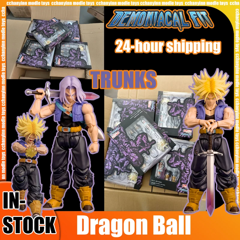 

In Stock Demoniacal Fit Dragon Ball Z Shf Super Saiyan Action Figure Trunks The Boy From The Future Son of Tomorrow Figures Toys