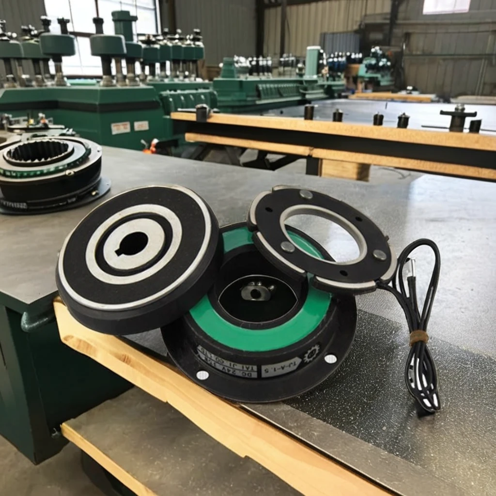 TLF جودة عالية لوحة واحدة جافة Ce مخلب معتمد 24 فولت الطرد المركزي الكهرومغناطيسي مخلب قرص واحد للفرامل الصناعية