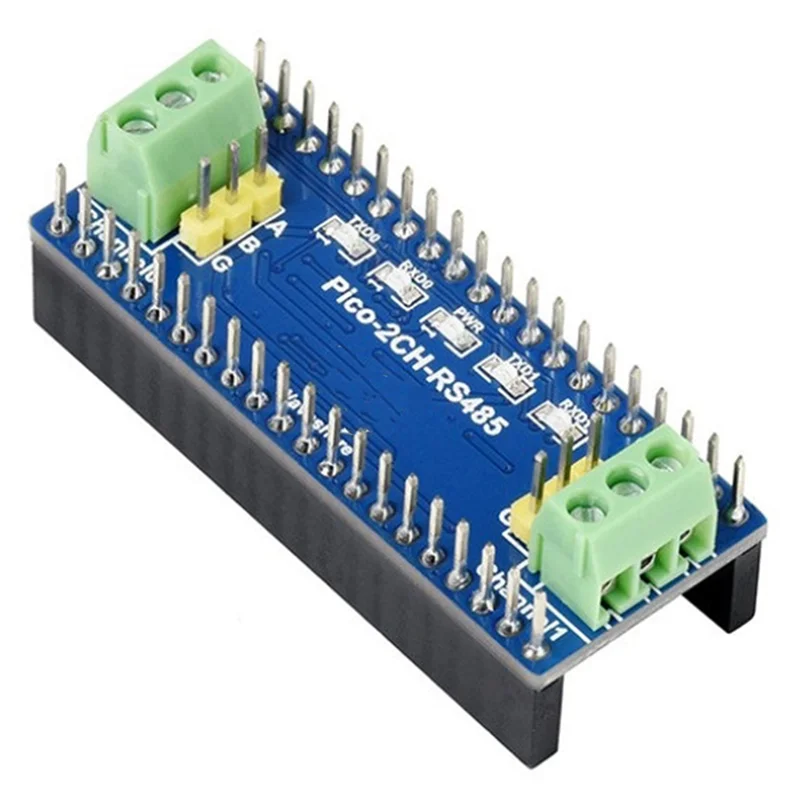 

ABGI-2X Pico-2CH-RS485, 2-канальный модуль RS485 для Raspberry Pi Pico, трансивер SP3485, UART к RS485, стандартный разъем Pi Pico