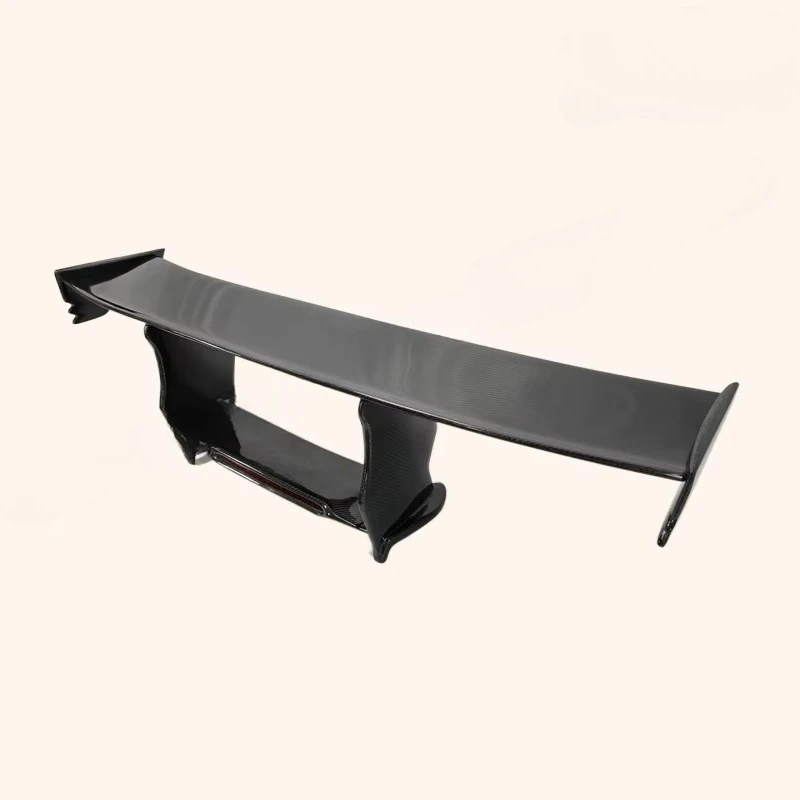 High Quality Carbon Fiber GTR R35 Rear Spoiler with Lights for Nissan N-ATTK Style Includes Replacement Installation