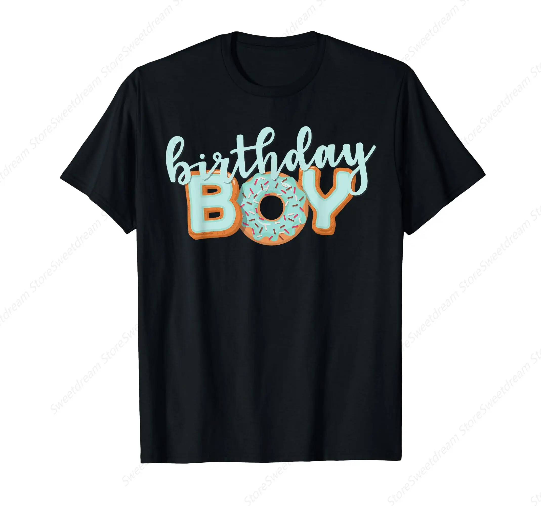 Birthday Boy Donut Birthday Party Theme Family T-Shirt