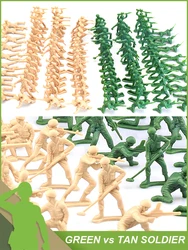 ViiKONDO Army Men Toy Soldier Military Playset Fun Epic Battlefield Cowboy vs Indian Action Figure Model US Civil War Collection