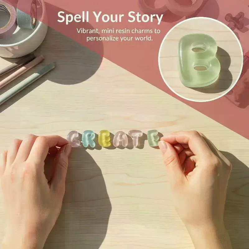 Charming Mini Letter Charms fo - Phone Accessories Diy ulasan dan harga