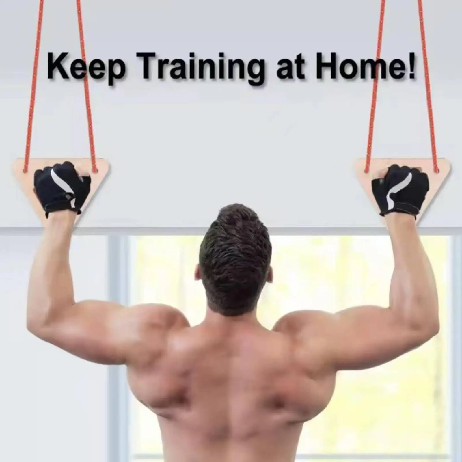 2x Climbing Hangboard Practical Gifts Portable Climbing Training Board Forearm Exerciser Fingerboard Wood Hand Grip Strengthener