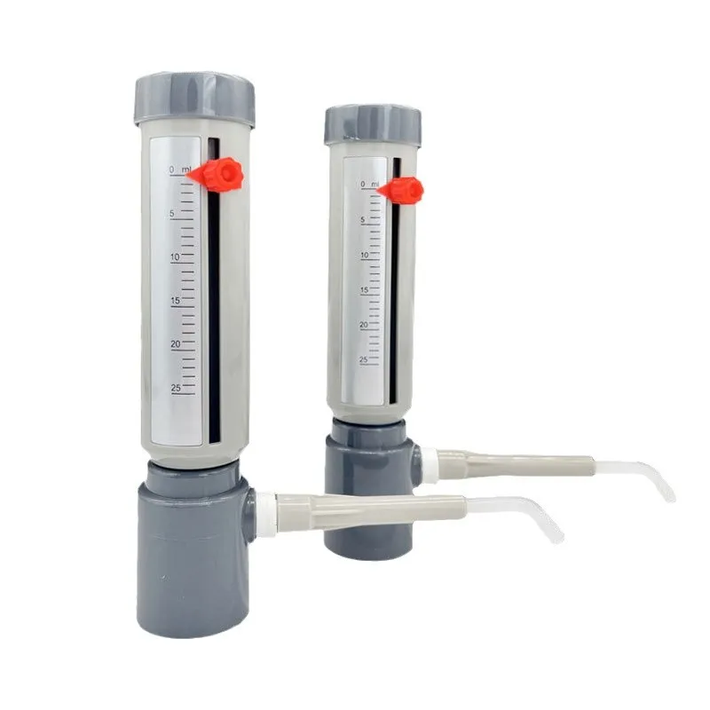 

Laboratory bottle mouth dispenser Adjustable liquid user Quantitative graduated bottle mouth dispenser