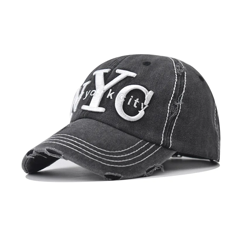 

NYC Embroidery Letters Baseball Hat Women Men Summer Outdoor Golf Sports Sun Protection Hat Snapback Hip Hop Trucker Peaked Caps