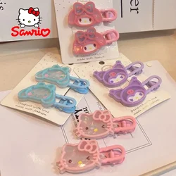 Sanrio Hello Kitty Cute Rubber My Melody Cinnamoroll Anime Cartoon Hair Tie Kawaii Students Hair Band Accessories Cute Gift