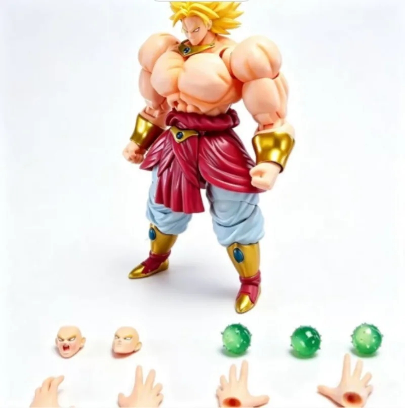 Dragon Ball Z Super Saiyan Broly SHF Movable Joints Action Figure Collectible Model Toy for Gift view 3