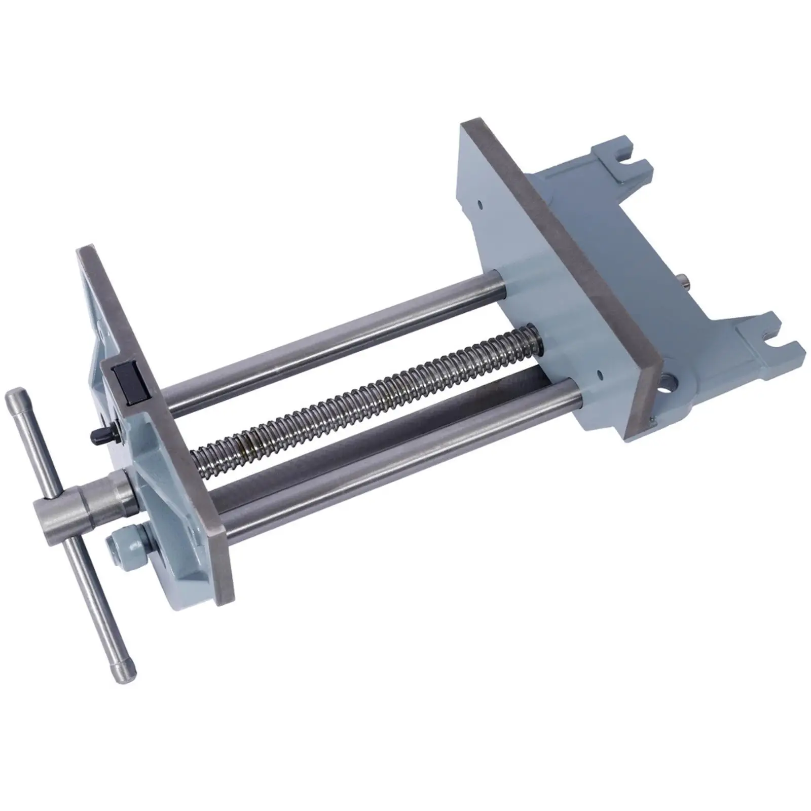 

Reliable Cast Iron Woodworking Clamp Quick Release Lever Gray 9 Inch Jaw for Carpentry and Wood Projects