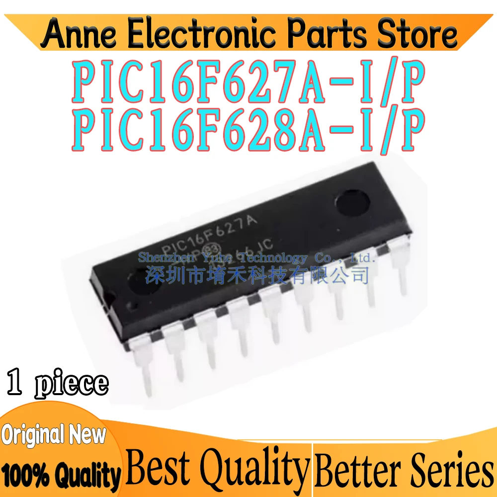 (1piece)100% New PIC16F627A PIC16F628A PIC16F627A-I/P PIC16F628A-I/P DIP-18 IC Chipset In Stock