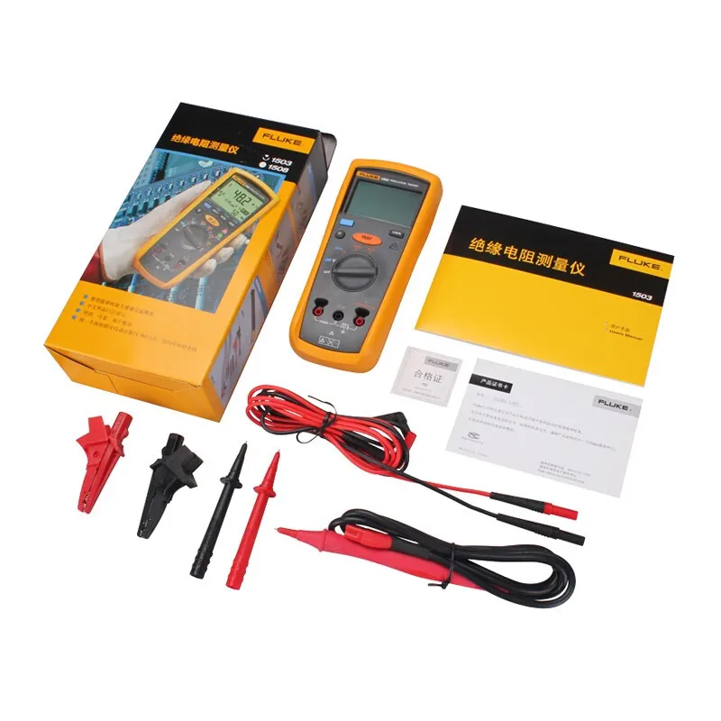 Fluke 1503 Digital Insulation Resistance Meter 2000 MΩ Backlight CAT IV
