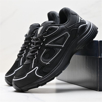 Men's Black Low Top Sneakers Lightweight and Comfortable Shoes Distinctive Look Fashion Men's Shoes Casual Jogging Shoes b30