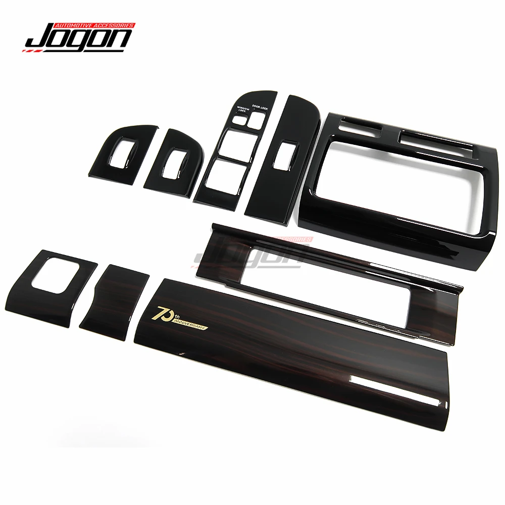 Car Interior Console Trim Whole Sets 2022 70th For Toyota Land Cruiser LC70 LC76 LC79 LC78 FJ70 HZJ75 VDJ78 HZJ79 Pickup LHD RHD