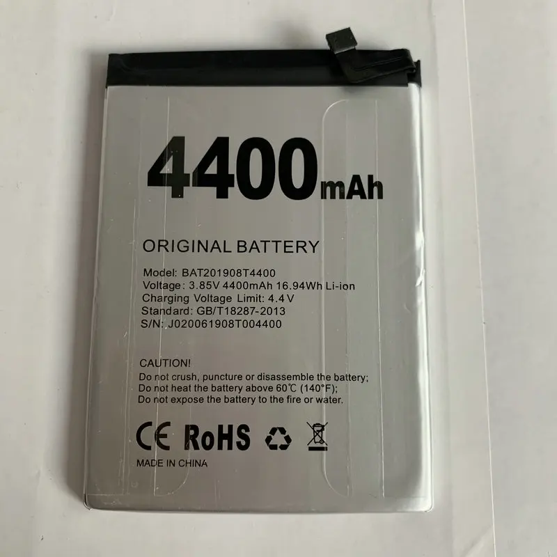 Battery for Doogee N20 Pro 4400mAh Original Batteria for Doogee N20 4350mAh Rechargeable Li-Ion Batteries