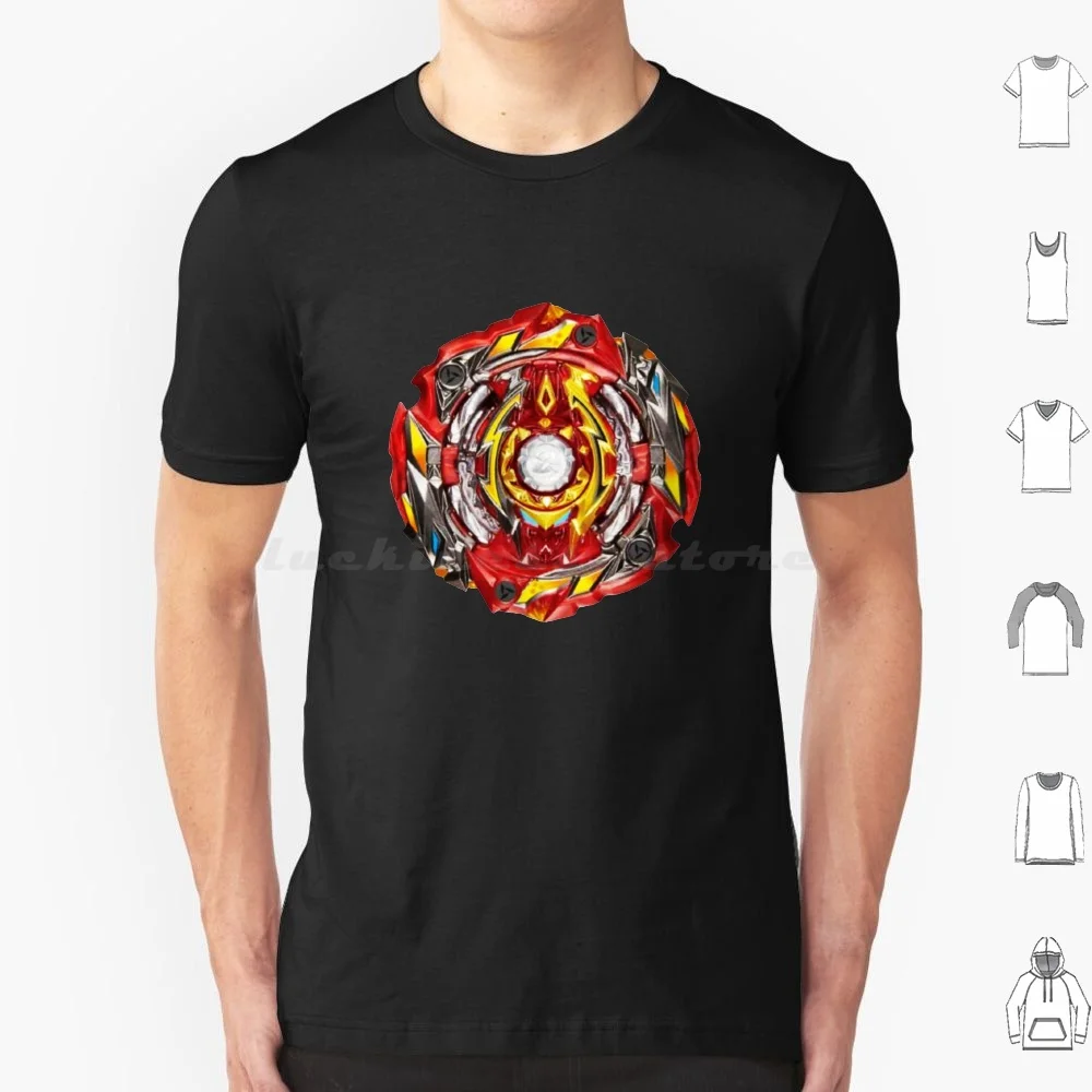 Beyblade Burst T Shirt Big Size 100% Cotton Beyblade Emag Magma Ifrit Beyblade Magma Ifrit Astral Spriggan Judgement Joker Bell