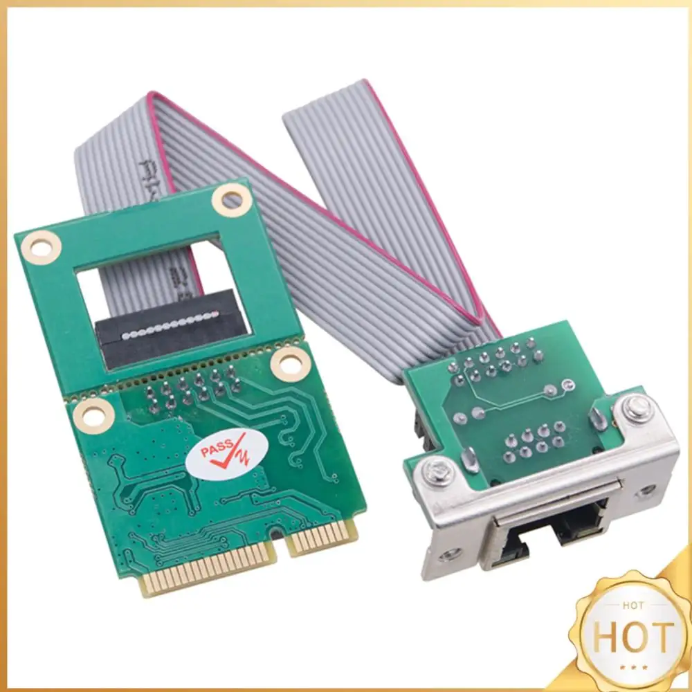 

Гигабитный сетевой адаптер Ethernet RTL8111H Mini PCIe, сетевая карта Mini PCI Express Gigabit Ethernet для настольных ПК