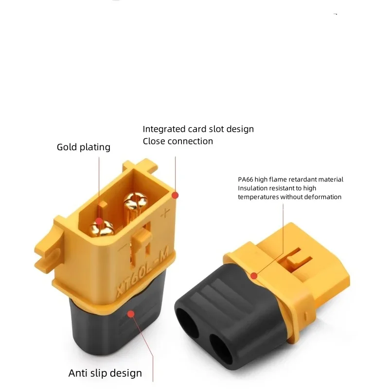 Amass XT60L XT60-L Connector XT60L Connectors Lipo Battery Plug with Cover Shell Male Female Parts