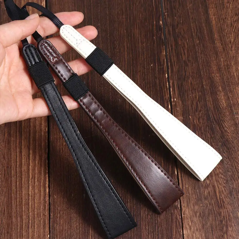 Camera Strap PU Leather Camera Wrist Strap Wristband Hand Rope Camera Hand Grip DSLR SLR Wear Resistance Camera Accessories