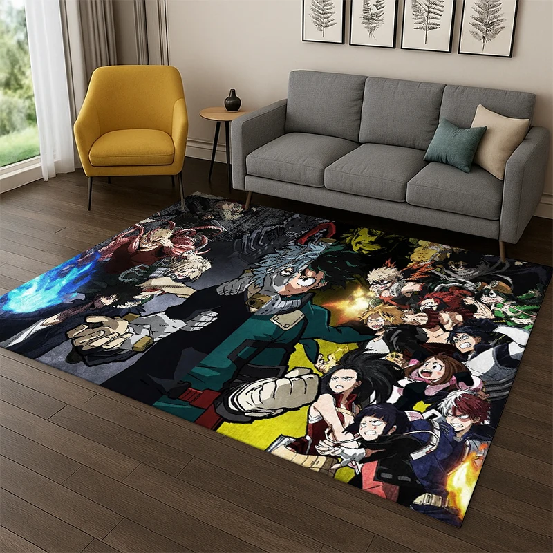 Kids Outdoor Area - Tapis de dessin animé My Hero