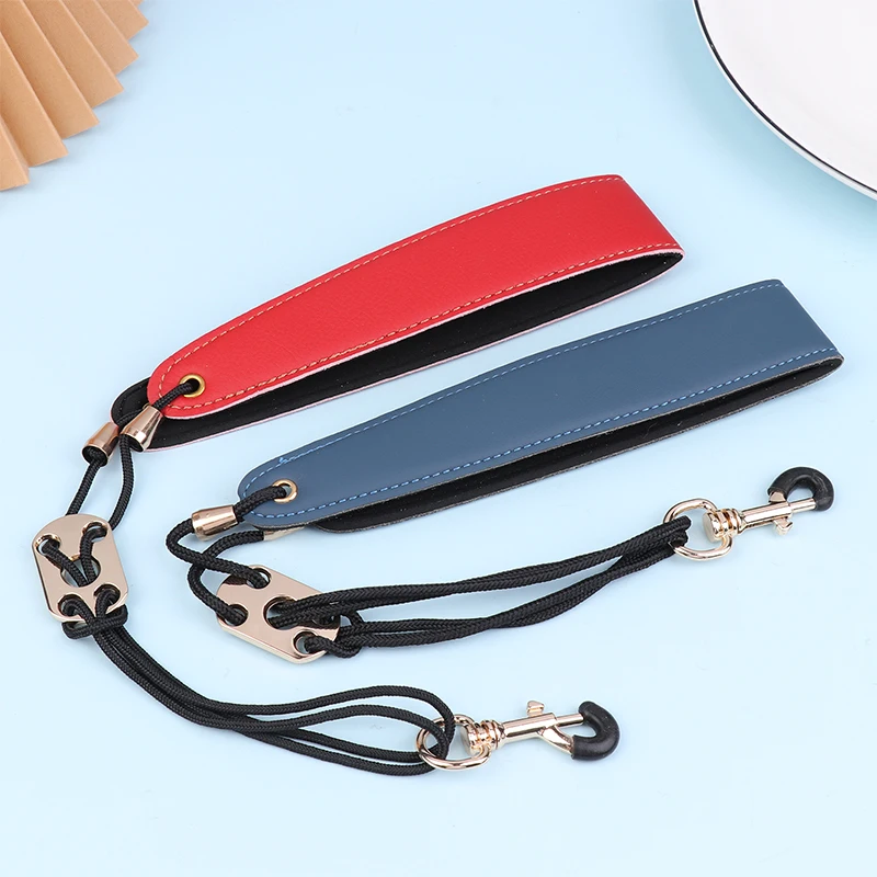 TS1pc Neck Leather Strap Saxophone Lanyard For Adult Children Soprano Tenor Alto Baritone Sax Musical Instrument Saxophone Strap