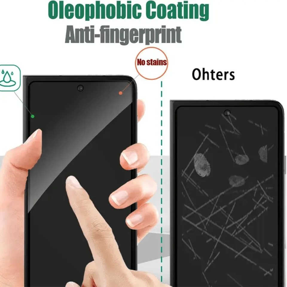 NNBILI 4 Piezas Protector de Pantalla de Privacidad para Samsung Galaxy Z Fold 8 7 6 5 4, Antiespía, Resistente a Golpes, Antihuellas 6