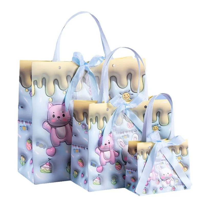 Customized INS Style Small Animal Birthday Return Bag Cute Cartoon Handbag Children's Day Toy Bag