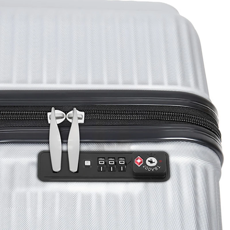 Wide-pull-rod Suitcase Silver Female Large-capacity Suitcase Universal Wheel 20/24 Inch Male Password Box Set Maleta Para Viaje