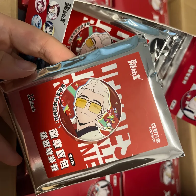 Original To Be Hero X Serie Blind Box Abzeichen Halloween Spaß Karten Acryl Figur Anime Figuren Szene Karte Sammlung Spielzeug Kinder Geschenk