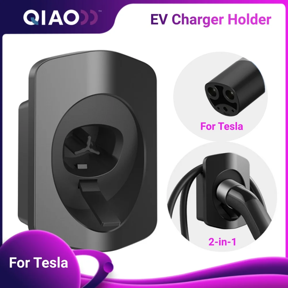

EV Charger Holder Wall Box Mount For NACS For Tesla Model Y/3/S/X Cable Holder Electric Vehicle EV Charging Organizer for Garage