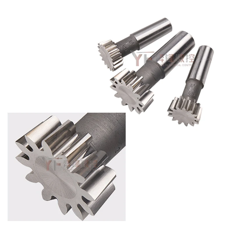 Taper-shank gear shaper cutter M1M2M3M4, pressure angle 20 °/30 °,Dividing circle diameter25/38 high-speed steel M2 material