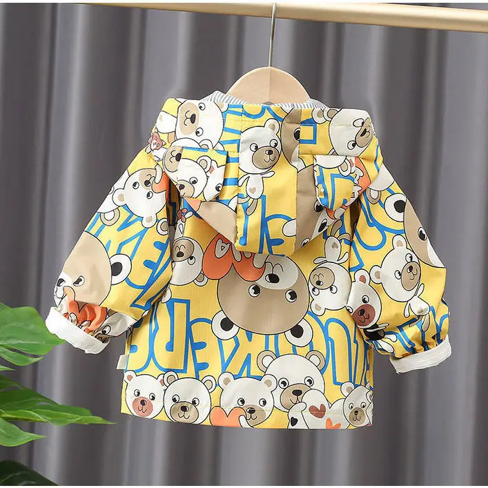 Baby Girl Outerwear Autumn Spring Girls Jackets Coat Toddler Coats Parkas Hooded Jacket Kids Sweatshirt Boys Windbreaker Child