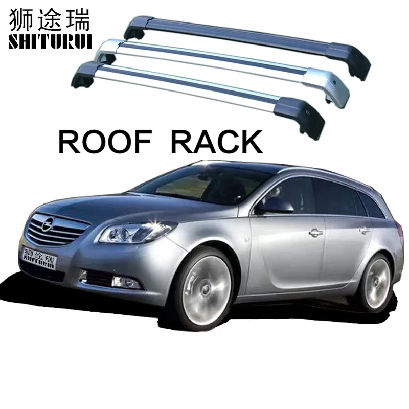 2Pcs Roof bars For Opel Insignia 5-dr  2008-2014 Aluminum Alloy Side Bars Cross Rails Roof Rack Luggage