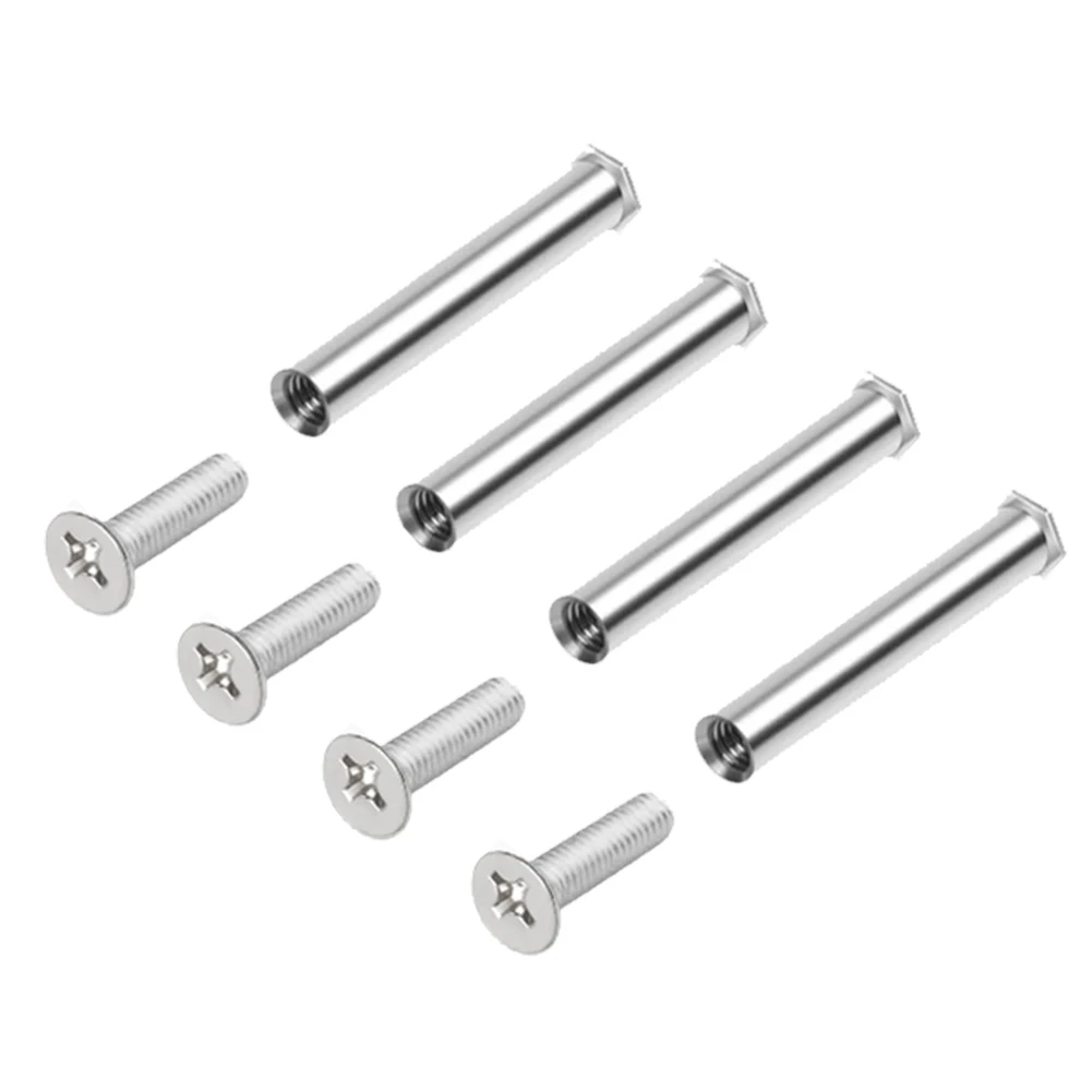 4pcs Chassis Fan Screws Fixing Chassis Fan Screws for PC Case Fan (Black)